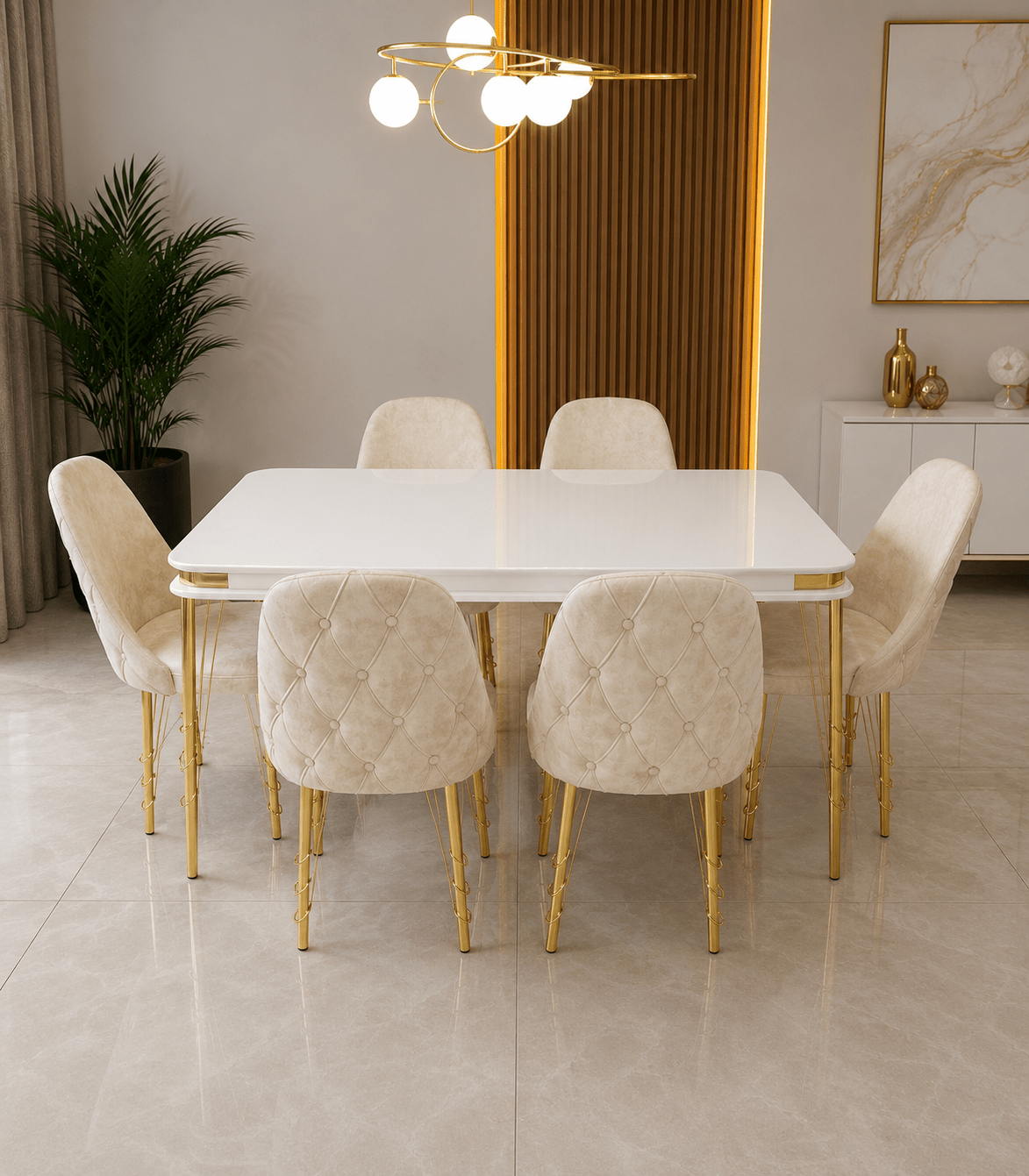 56cea250-304b-4fdd-9134-a3a6c9202ba6 Royal Ivory Dining Collection - Figura 1