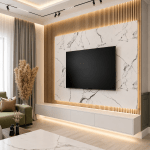 Marble Luxe TV Wall Unit