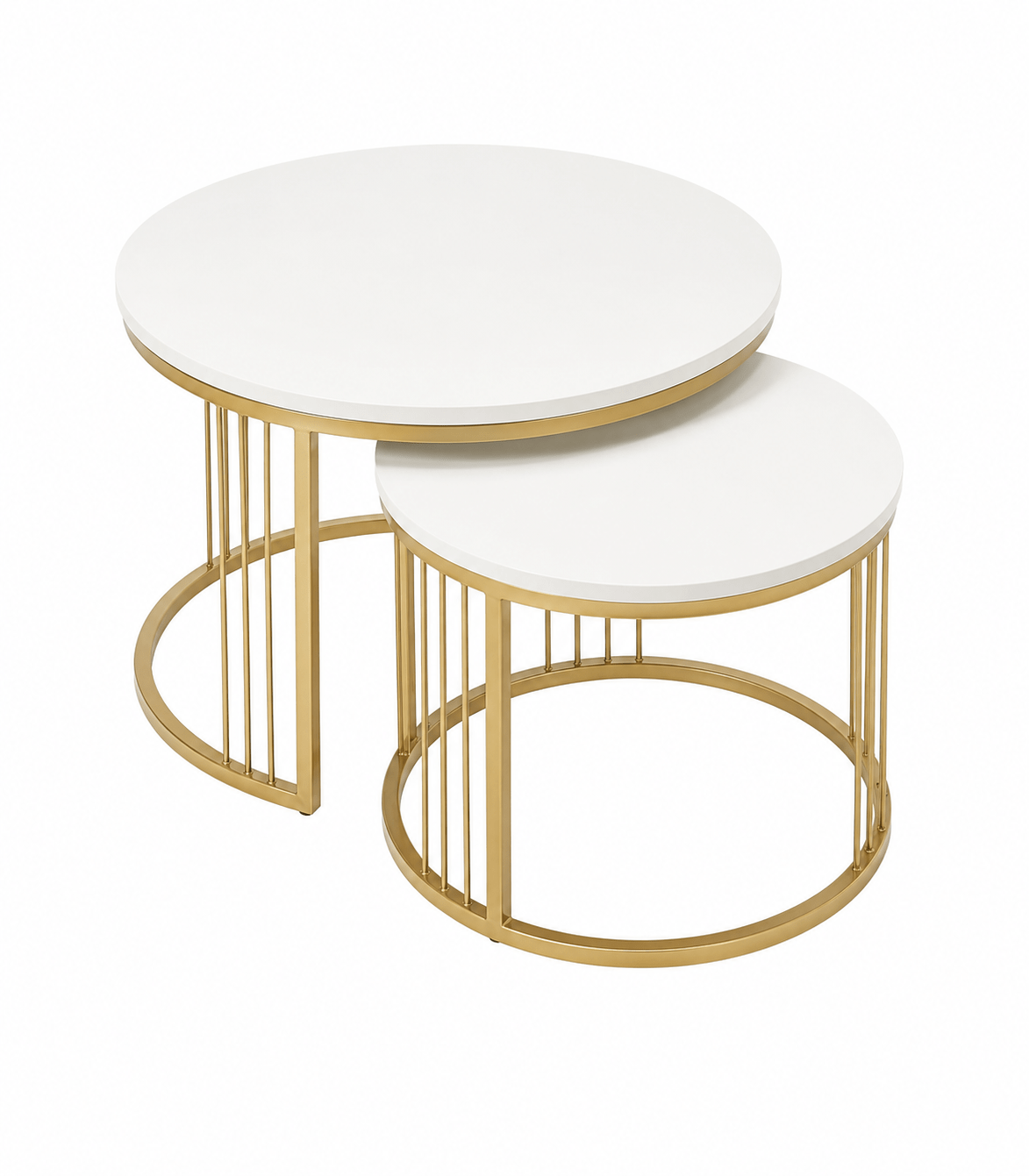 d92e8324-aa05-4acb-a58b-fc201d4e9ebe Luxury Oval Coffee Table Set - Figura 1